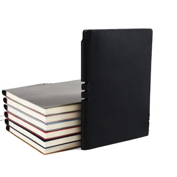 A5 Soft Touch Notebook with Pen Holder