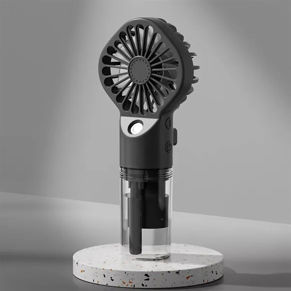 USB Rechargeable Water Spray Mist Fan For Outdoor