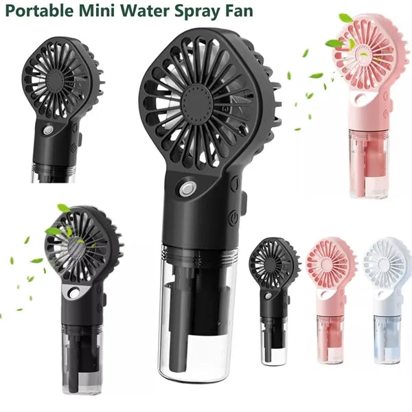 Portable Mini Hand Held Water Spray Fan