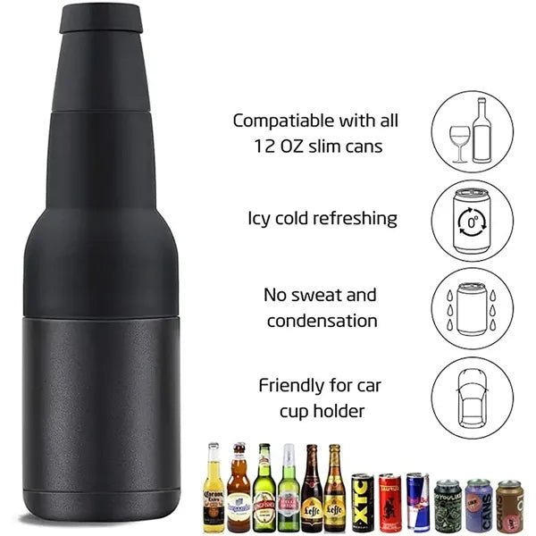 3in1 Vacuum Insulated Can Cooler