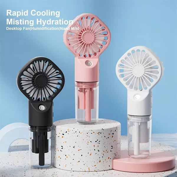 Portable Mini Hand Held Water Spray Fan