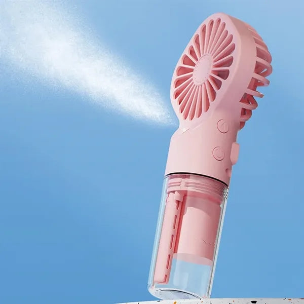 Powerful 2 in 1 Handheld Water Spray Fan with Humidifier