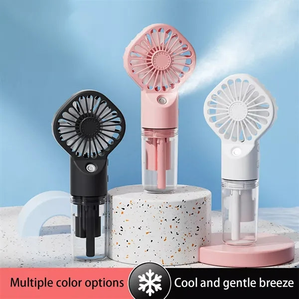 Powerful 2 in 1 Handheld Water Spray Fan with Humidifier