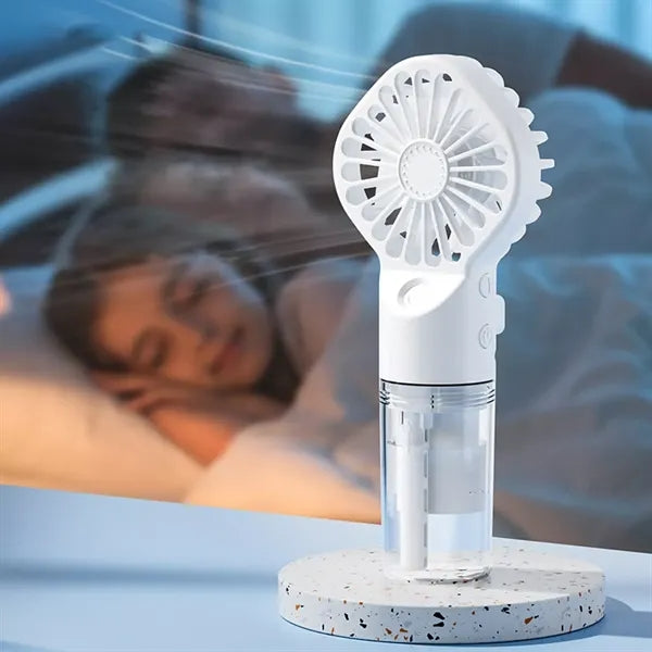 Powerful 2 in 1 Handheld Water Spray Fan with Humidifier