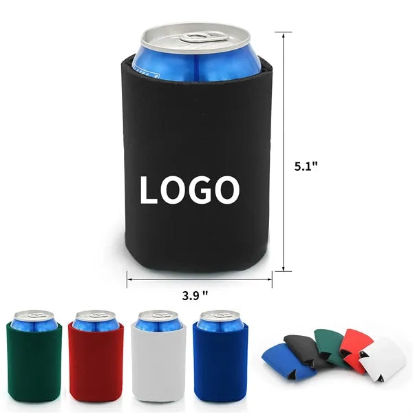 Foam neoprene foldable bottom cup sleeve