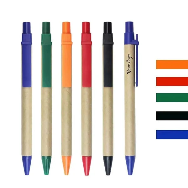Kraft Push Action Ballpoint Pen