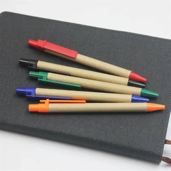 Kraft Push Action Ballpoint Pen