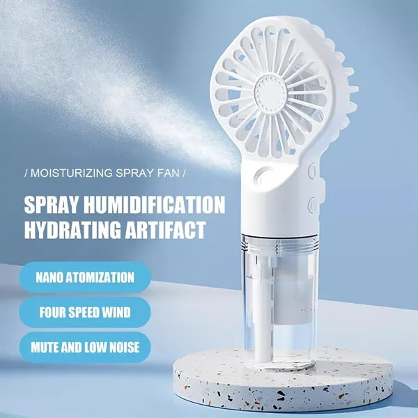 Portable Mini Hand Held Water Spray Fan