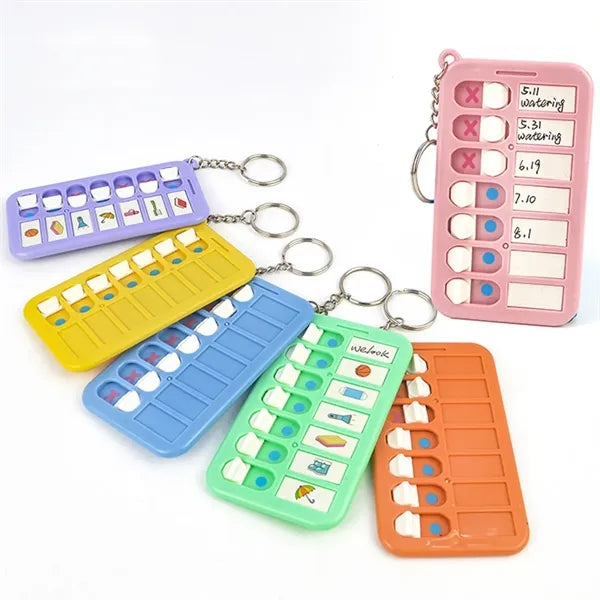 Children's Chore Chart with Keychain