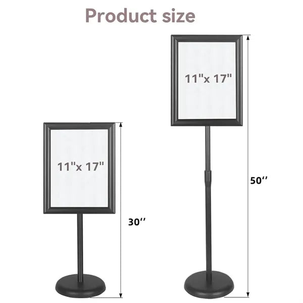 11x17 Pedestal Sign Holder