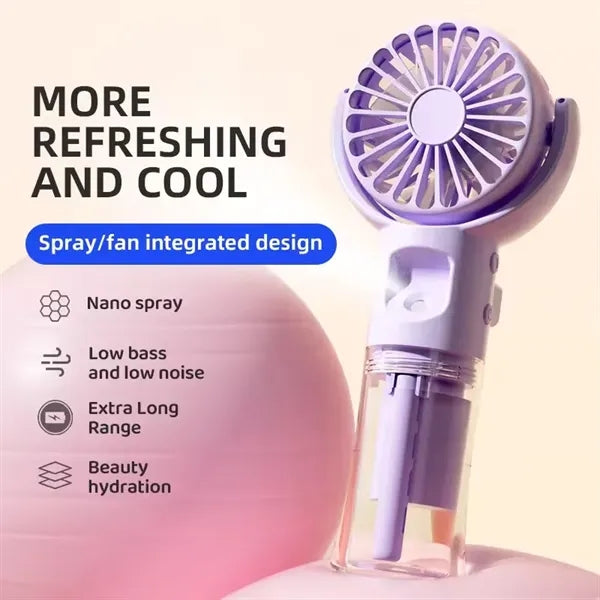 Rechargeable Battery Operated Spray Water Mist Fan