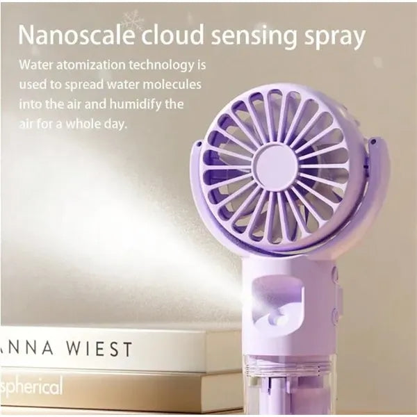 Rechargeable Battery Operated Spray Water Mist Fan