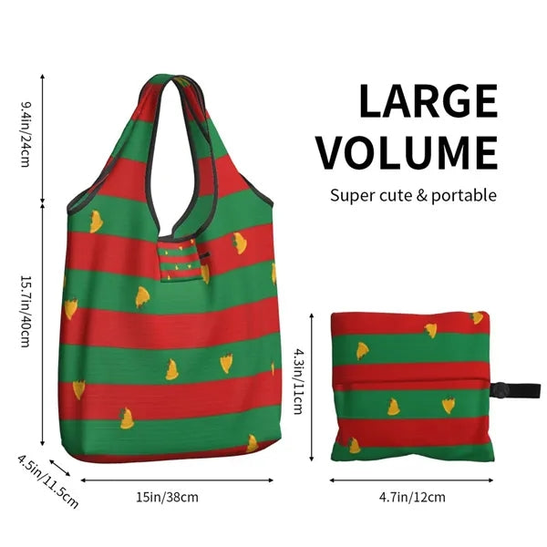 Foldable Shopping Bag Washable Shoulder Grocery Market Tote