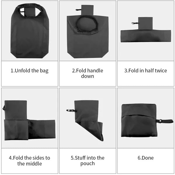 Foldable Shopping Bag Washable Shoulder Grocery Market Tote