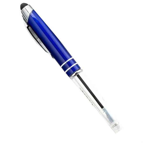 Twist Action Captive Precision Stylus Pen Led Light