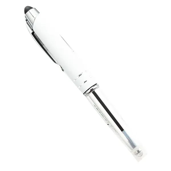 Twist Action Captive Precision Stylus Pen Led Light