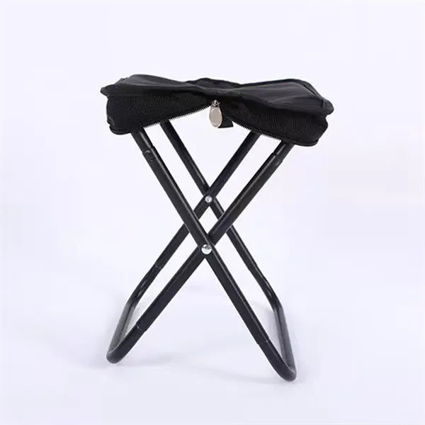 11'' Aluminum Folding Camping Stool Chair With Zipper