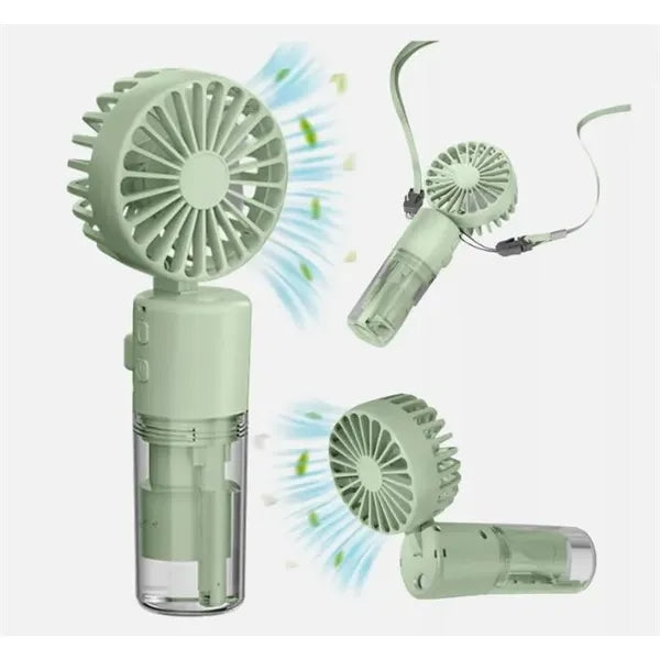 Portable Handheld Misting Cooling Spray Fan with Lanyard