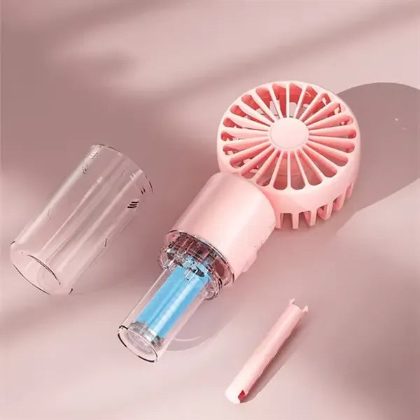 Portable Handheld Misting Cooling Spray Fan with Lanyard