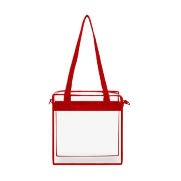 Large Beach Concert Clear PVC Shopping Tote Bag