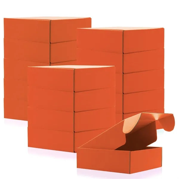 Orange Cardboard Boxes