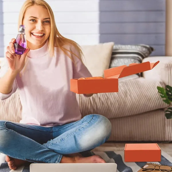 Orange Cardboard Boxes