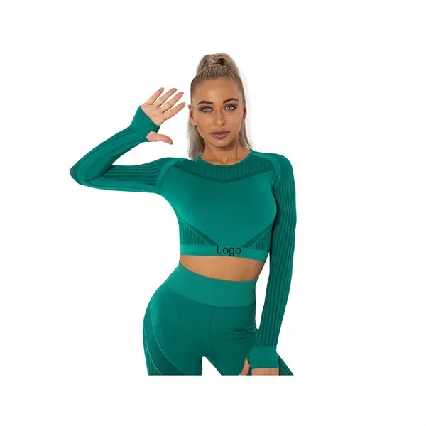 Women'S Seamless Yoga Crop Top