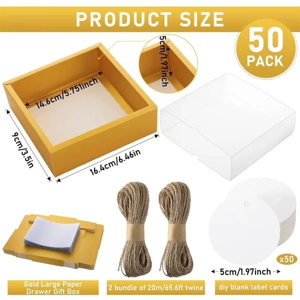 Sets Kraft Gift Boxes