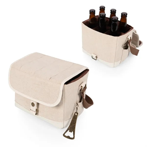Beer Caddy Cooler Tote with Opener
