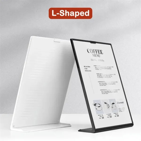 Durable Display Stand for Menus and Promotions