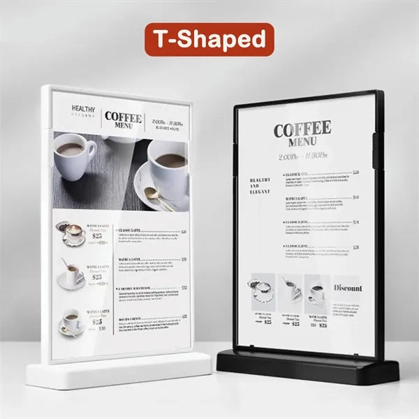 Durable Display Stand for Menus and Promotions