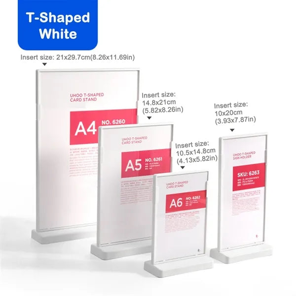 Durable Display Stand for Menus and Promotions
