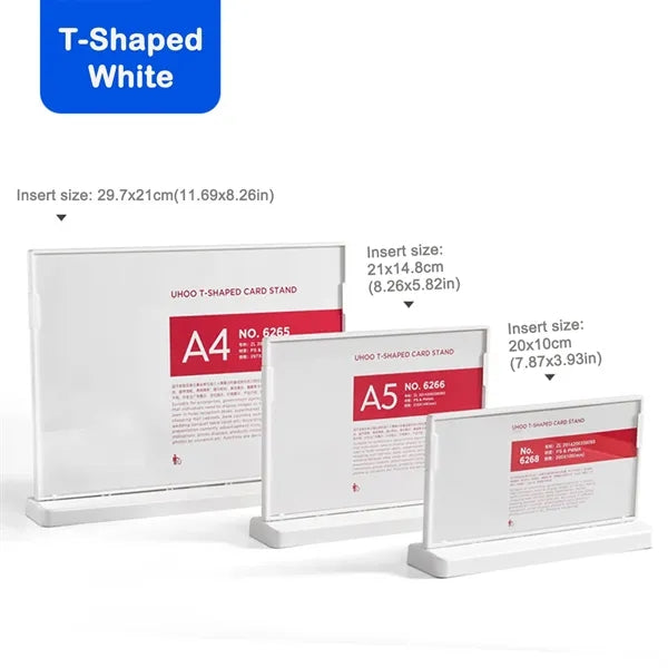 Durable Display Stand for Menus and Promotions