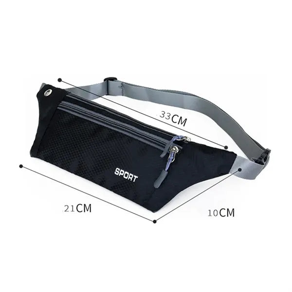 Waterproof Sports Waist Bag Pouch Running Belt