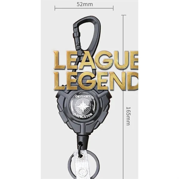 Retractable Carabiner Heavy Duty Key Chain