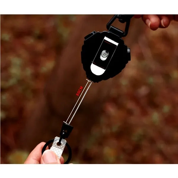 Retractable Carabiner Heavy Duty Key Chain