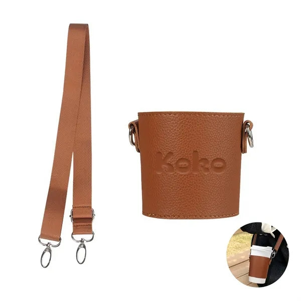 Leather Water Bottle Holder