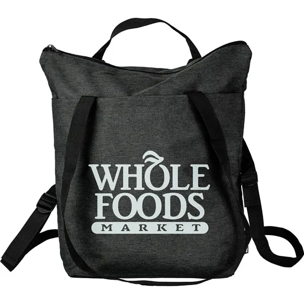 Eco-Conscious 10" x 4" x 15"RPET Tote/Backpack