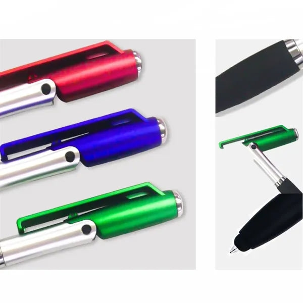 4-in-1 Folding stylus Pen with Flashlight Phone Holder