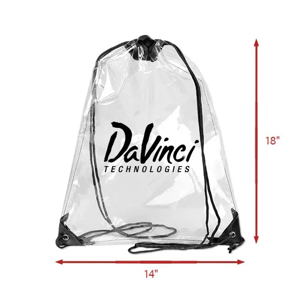 Clear Drawstring Bag