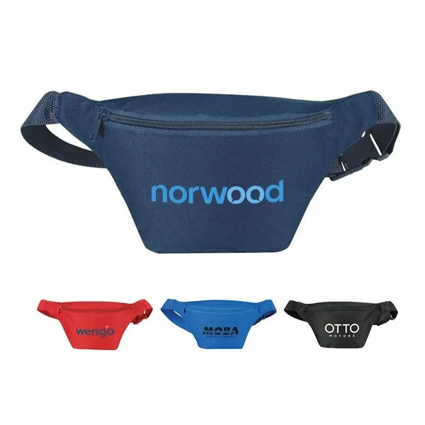Simple Zipper Poly Fanny Pack