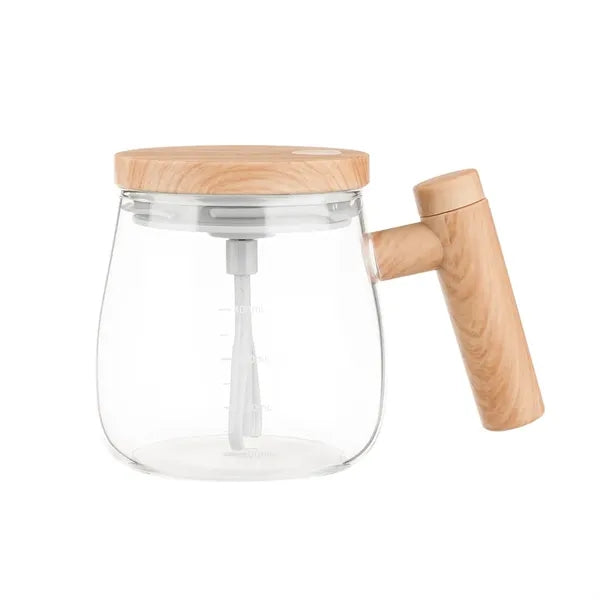 Electric High Borosilicate Self Stirring Glass Coffee Mug