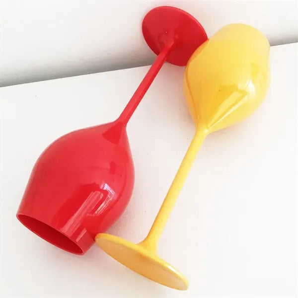 4.4 Oz. Plastic Wine Flute Glass