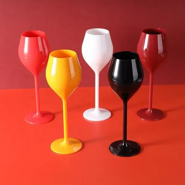 4.4 Oz. Plastic Wine Flute Glass