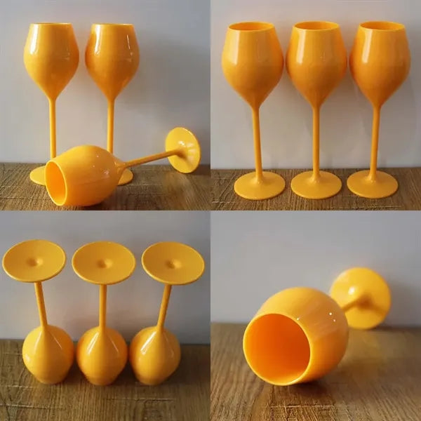 4.4 Oz. Plastic Wine Flute Glass