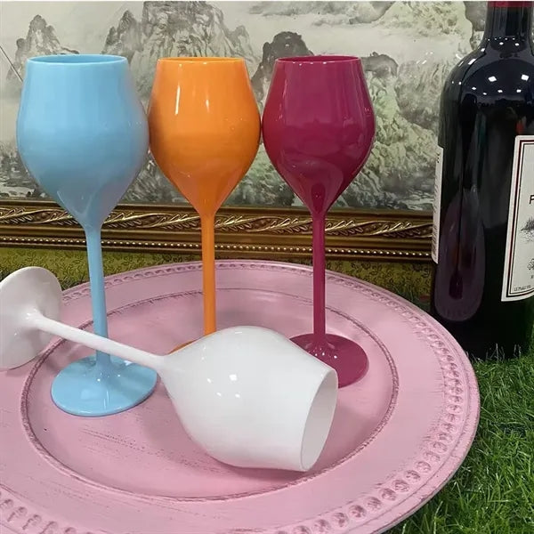 4.4 Oz. Plastic Wine Flute Glass