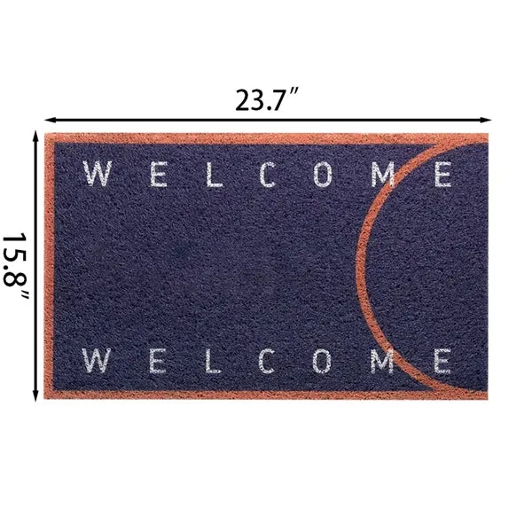 Ultra Soft Polyester Loop Door Floor Outdoor Mat 24"x16"