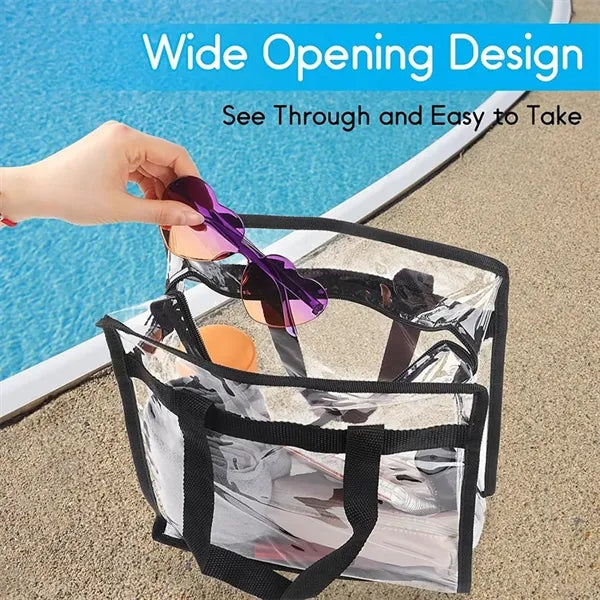 Clear Pvc Plastic Tote Bag