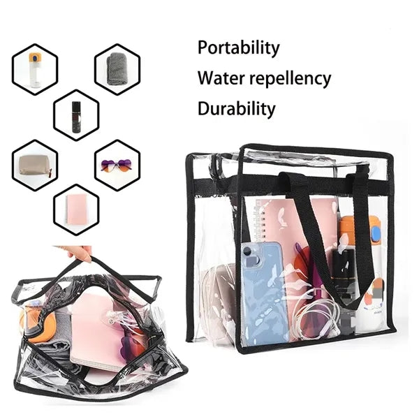 Clear Pvc Plastic Tote Bag