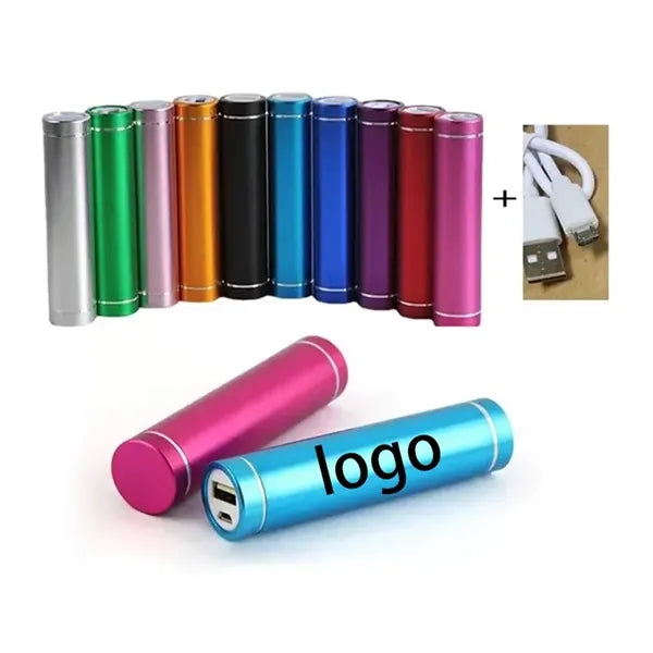 2000mAh Aluminum Portable Power Bank Compact Charger